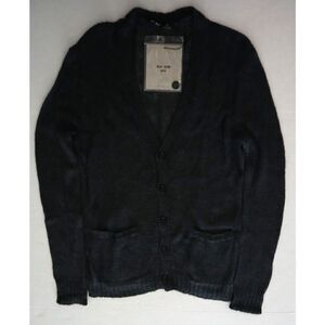 BLK DNM NYC WCW5301 Women's Sz Small Charcoal Gray Button Down Cardigan $289